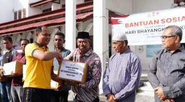 Kapolres Pidie Salurkan Sembako untuk Purnawirawan Polri Sambut HUT Bhayangkara ke-79